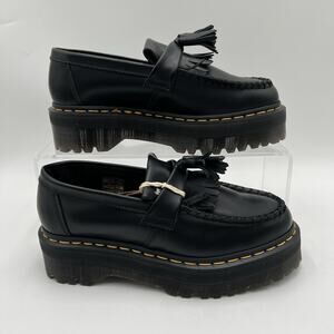Dr. Martens Black Tassel Loafers
